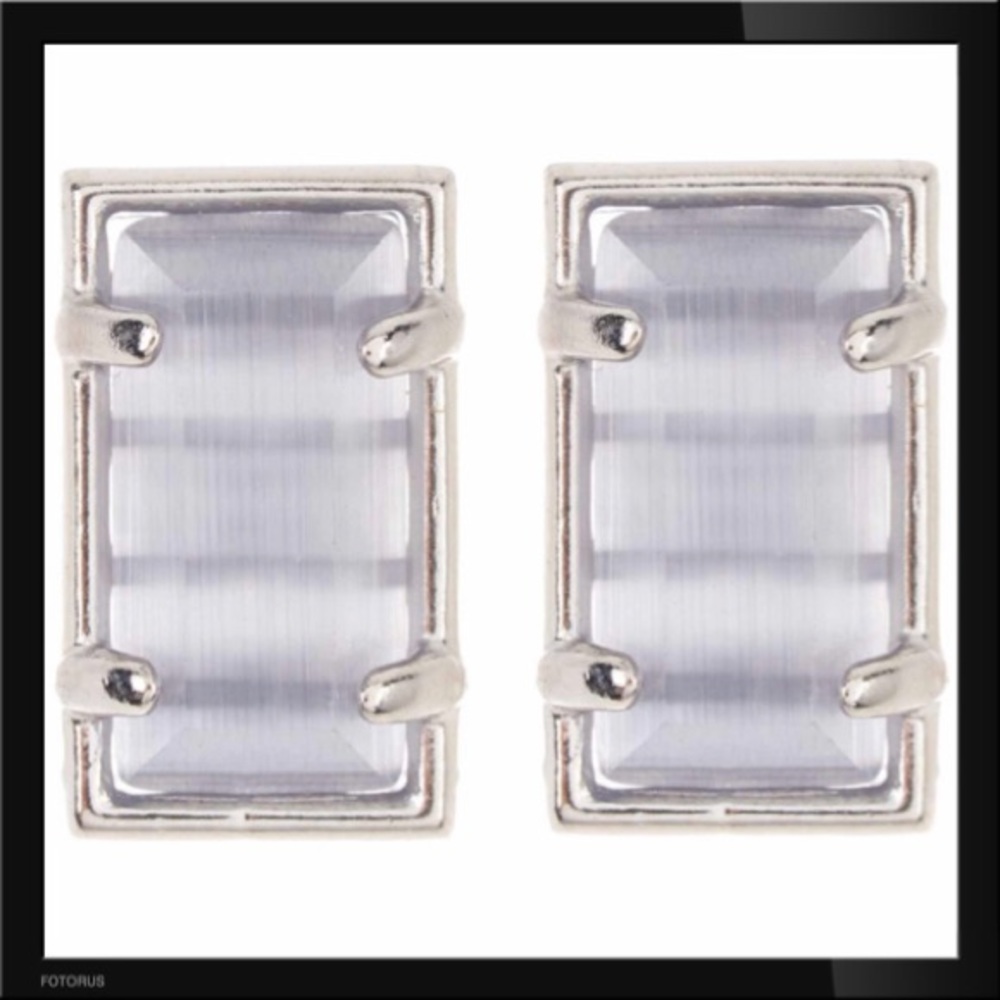 Kendra Scott Paola Rhodium Plated Earrings